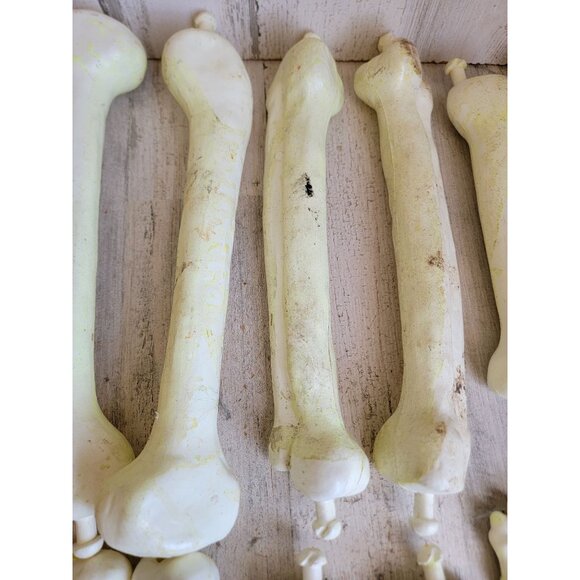 Vintage glow dark bones hand arm set Halloween home decor unique - Picture 6 of 13